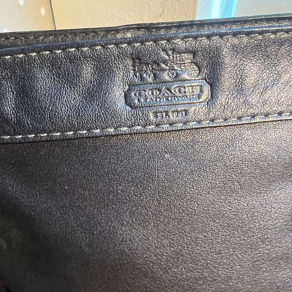 COACH ZOE BLACK LEATHER HANDBAG - GREAT CONDITION - Picture 2 of 11